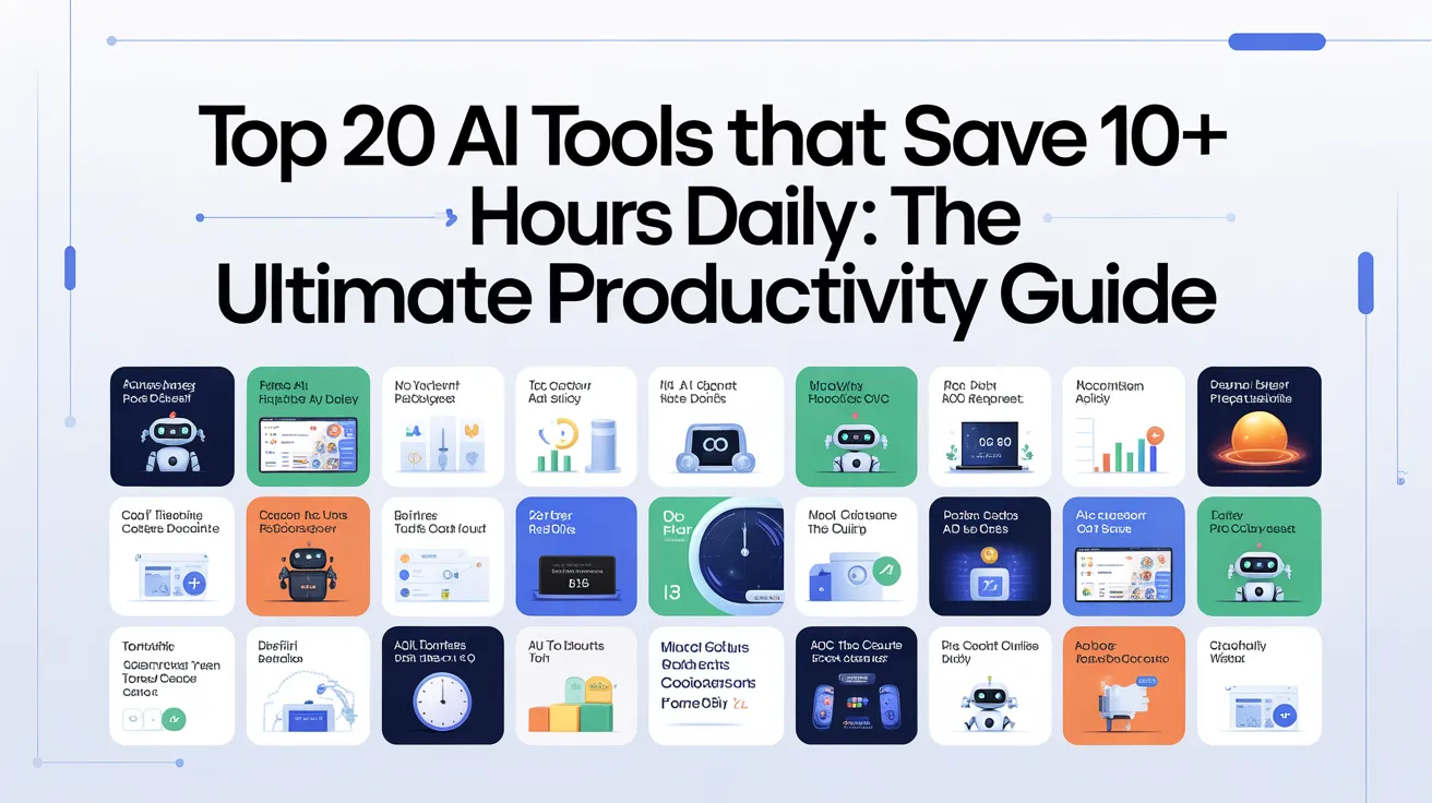 AI Tools That Save 10+ Hours Daily