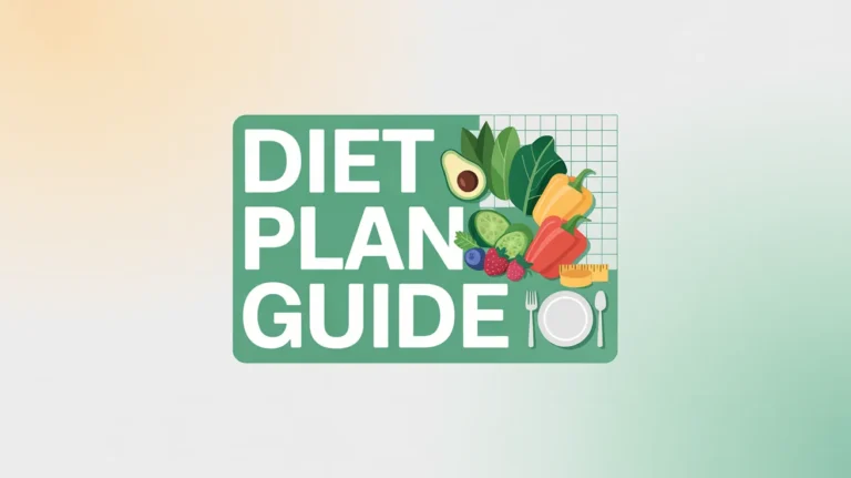 Healthy diet plan guide for balanced nutrition