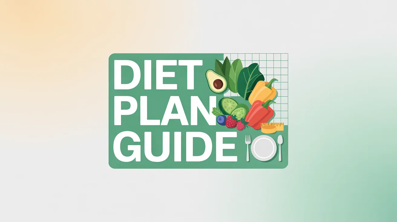 Healthy diet plan guide for balanced nutrition